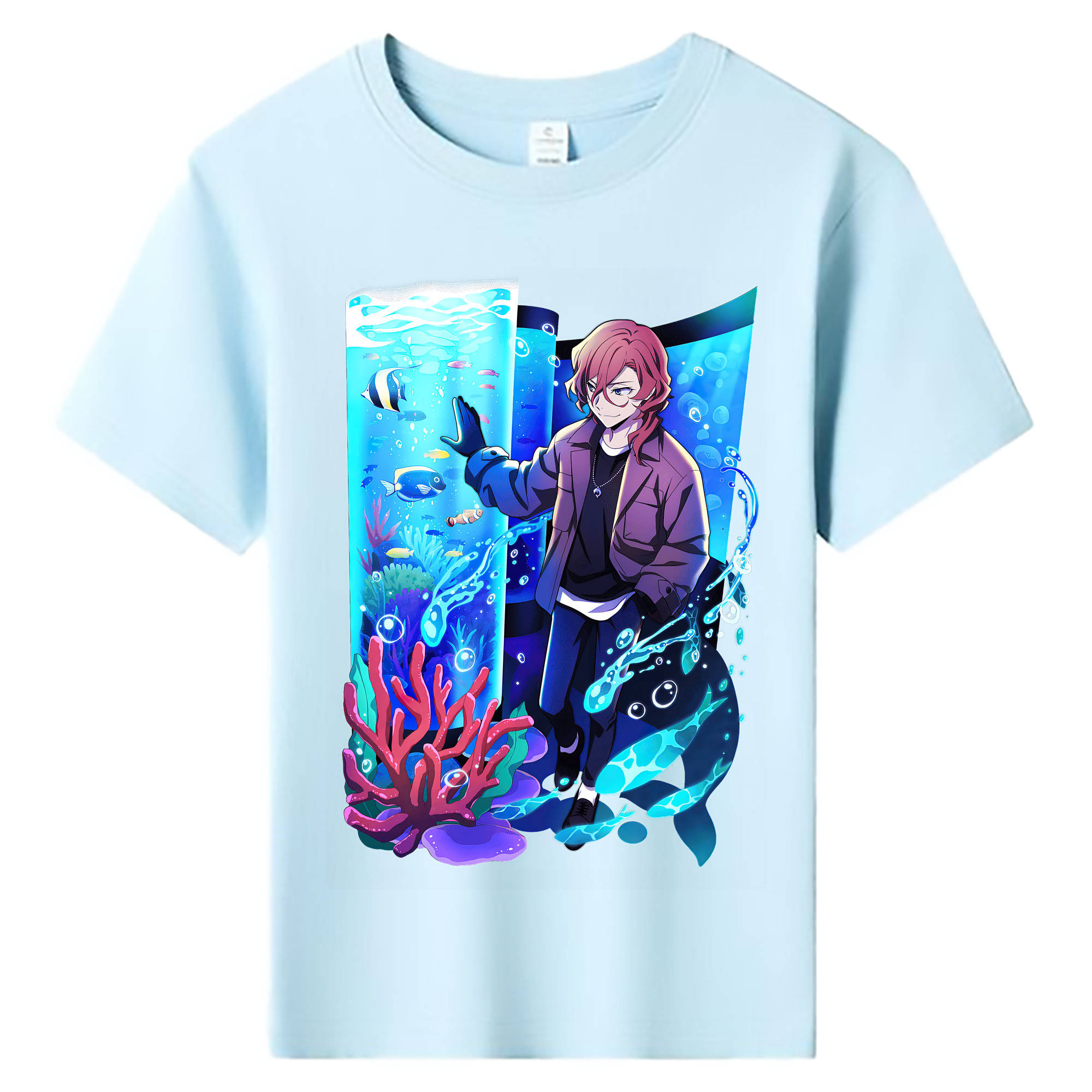 （画像用） 文豪ストレイドッグス Bungo Stray Dogs 綿100％キッズTシャツ（フロントプリント）